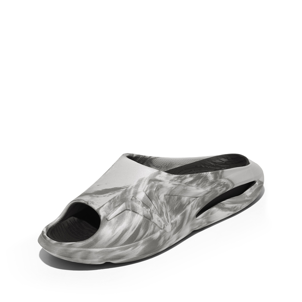 [Flow] Unisex Arch Support Slide Sandals  - LIGHT GREY-DARK GREY -  0